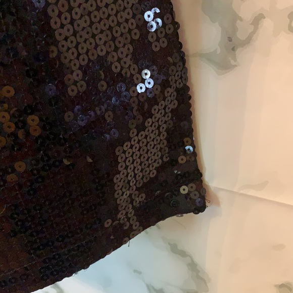 Large Black Sequin Shorts - Picture 8 of 14
